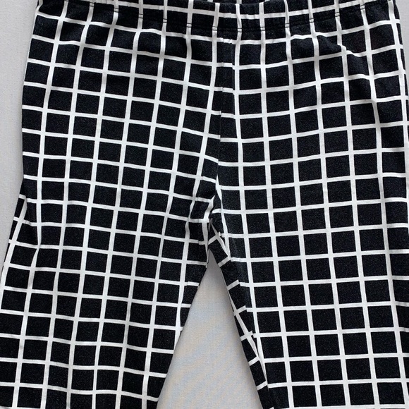 Forever 21 Grid Check Box Black White Retro Legging Dress Pants Women’s S - Picture 4 of 9